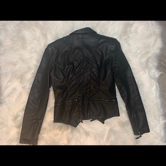 BLANKNYC Faux Leather Moto Jacket (small) - Picture 3 of 8